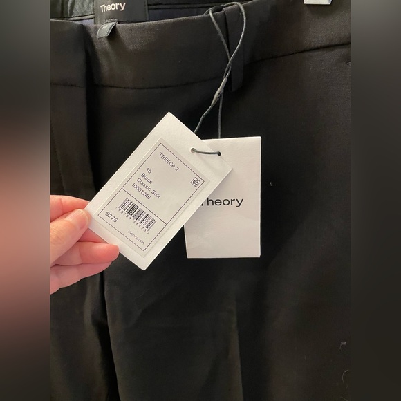 THEORY TREECA 2 CLASSIC SUIT BLACK PANT NWT - Picture 3 of 4
